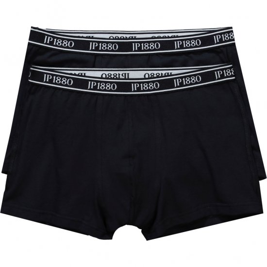 JP1880 Boxershorts Flexnamic 2-Pack Black - Ondergoed & zwem - Grote Maten Ondergoed Heren