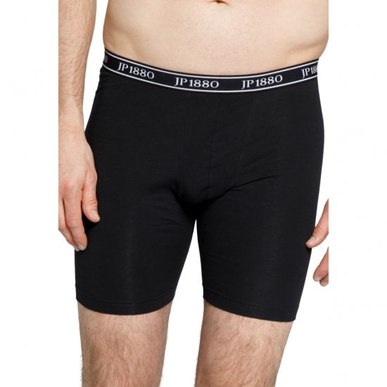 JP1880 Boxers Flexnamic OEKO-TEX Long Black - Ondergoed & zwem - Grote Maten Ondergoed Heren