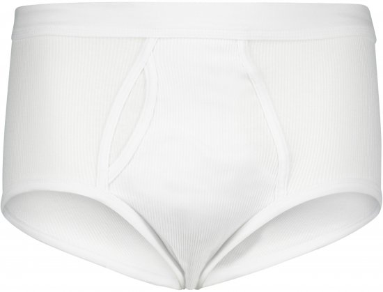 Adamo Prestige Briefs Double Ribbed White - Ondergoed & zwem - Grote Maten Ondergoed Heren