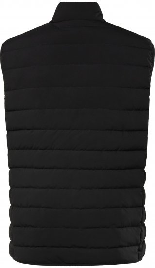 JP1880 Quilted Gilet Stand-Up Collar Black - Jassen - Grote Maten Herenjassen