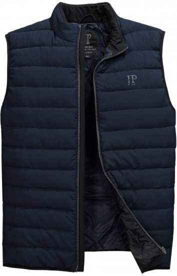 JP1880 Quilted Vest Techno Down Padding Navy - Jassen - Grote Maten Herenjassen
