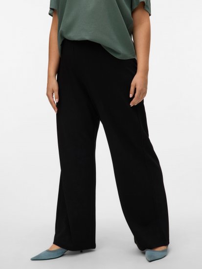 Vero Moda Berlin Zamira Wide Leg Pants Black - Broeken - 