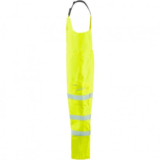 Leo Northam Ecoviz 15K Performance+ Bib & Brace Hi-Vis Yellow - Werkkleding - Werkkleding Grote Maten Heren