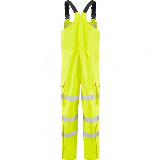 Leo Northam Ecoviz 15K Performance+ Bib & Brace Hi-Vis Yellow - Werkkleding - Werkkleding Grote Maten Heren