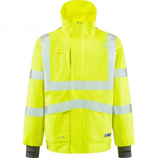 Leo Dartmoor Ecoviz 15K Performance+ Breathable Bomber Jacket Hi-Vis Yellow - Werkkleding - Werkkleding Grote Maten Heren