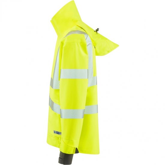 Leo Dartmoor Ecoviz 15K Performance+ Breathable Bomber Jacket Hi-Vis Yellow - Werkkleding - Werkkleding Grote Maten Heren