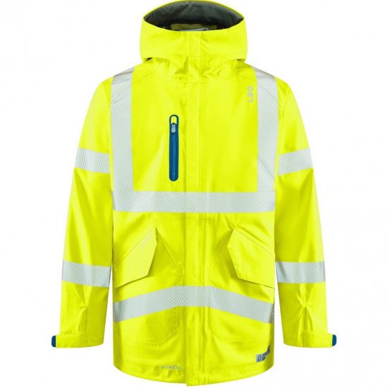 Leo Marisco LTEC 20K High Performance Breathable Waterproof Hi-Vis Yellow - Werkkleding - Werkkleding Grote Maten Heren