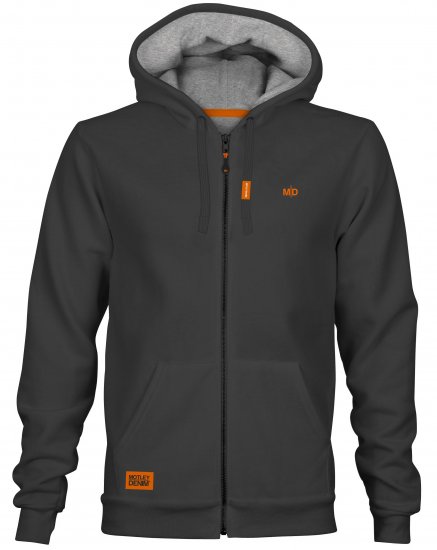 Motley Denim Copenhagen Hoodie Charcoal - Sweaters & hoodies - Sweaters & Hoodies Grote Maten Heren