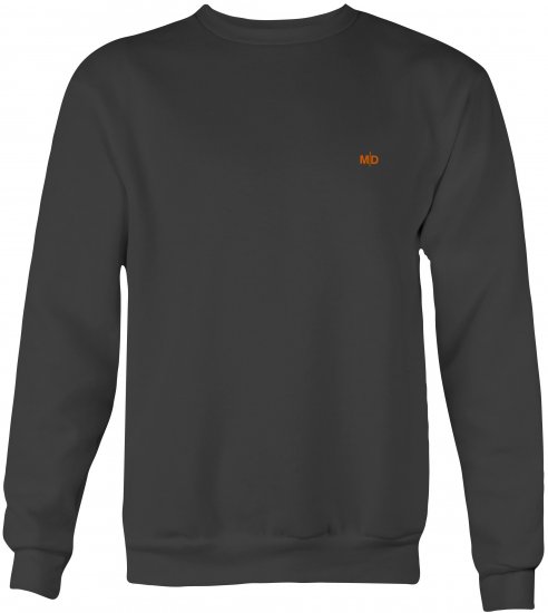 Motley Denim Oslo Sweatshirt Charcoal - Sweaters & hoodies - Sweaters & Hoodies Grote Maten Heren