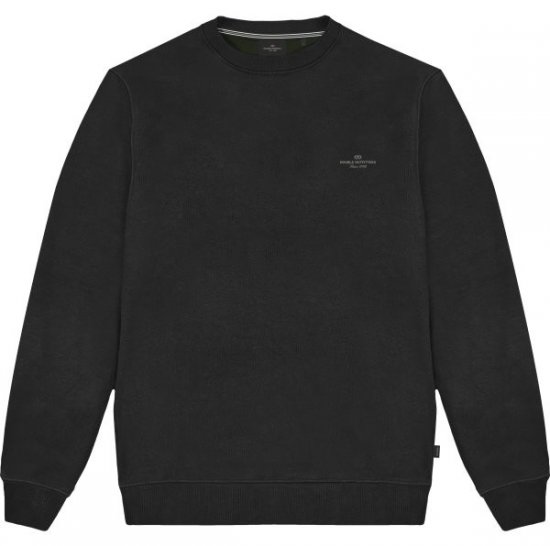 Double Outfitters MTOP-1141 Sweater Zwart - Sweaters & hoodies - Sweaters & Hoodies Grote Maten Heren