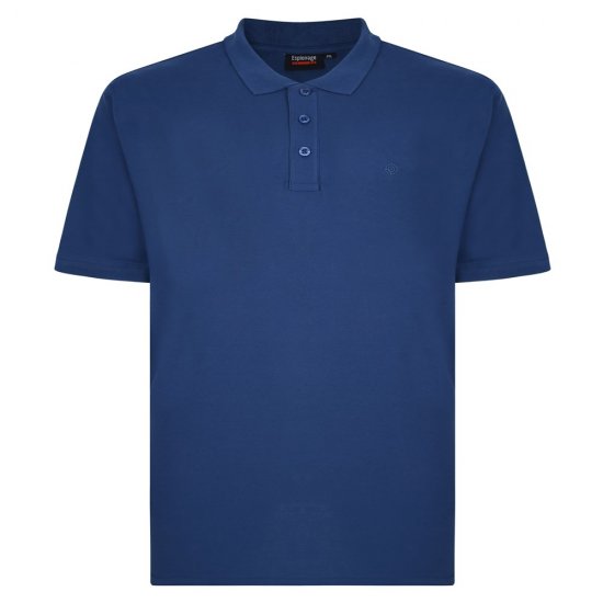 Espionage P074C Poloshirt Korte Mouw Donkerblauw - Polo shirts - Grote Maten Poloshirts Heren