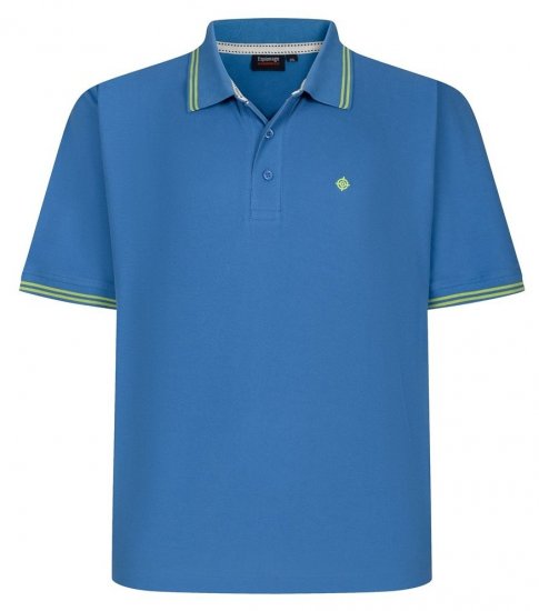 Espionage P232 Pique polo turq/lime - Polo shirts - Grote Maten Poloshirts Heren