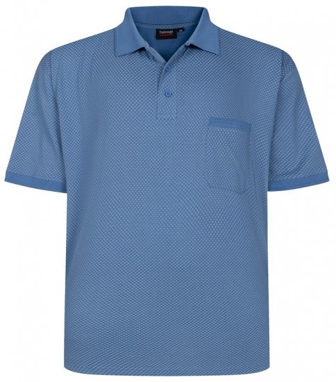 Espionage P234 polo met all-overprint - Polo shirts - Grote Maten Poloshirts Heren