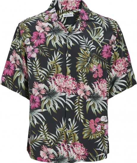 Jack & Jones JJEJEFF RESORT SHIRT Pink Nectar - Overhemden - Overhemden Grote Maten Heren