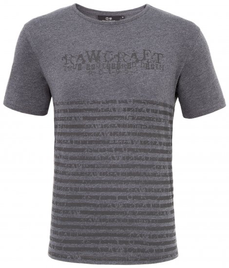 Rawcraft Reeder T-shirt Charcoal - T-shirts - Grote Maten T-shirts Heren