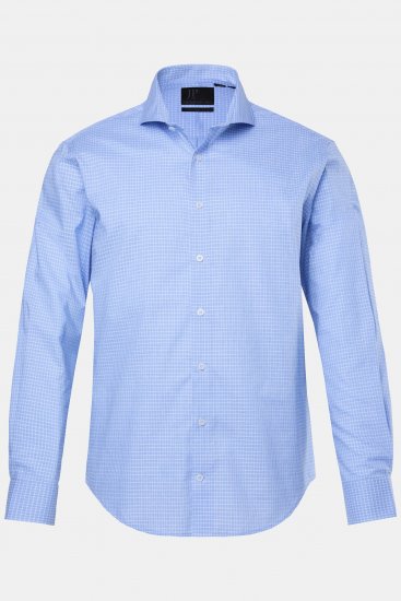 JP1880 Business Shirt Long Sleeve Ice Blue - Overhemden - Overhemden Grote Maten Heren