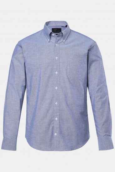JP1880 Oxford Shirt Long Sleeve Denim Blue - Overhemden - Overhemden Grote Maten Heren
