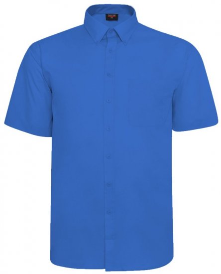 Espionage SH149 shirt met korte mouwen blauw - Overhemden - Overhemden Grote Maten Heren