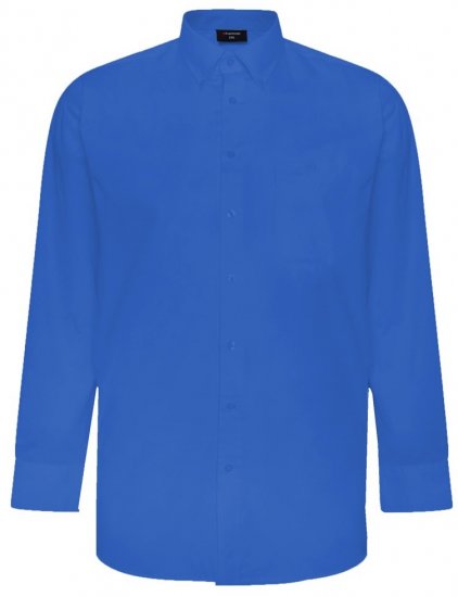 Espionage SH150 shirt met lange mouwen blauw - Overhemden - Overhemden Grote Maten Heren