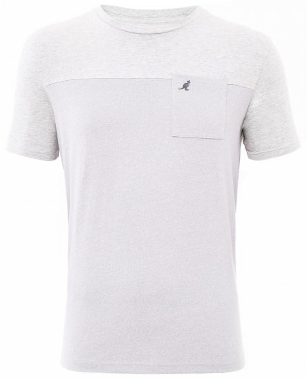 Kangol Sherwin T-shirt Grey - T-shirts - Grote Maten T-shirts Heren