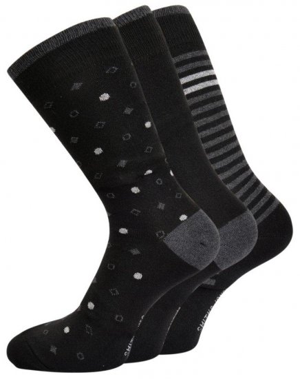 Smith & Jones Smitty 3-pack Socks (46-49) - Ondergoed & zwem - Grote Maten Ondergoed Heren