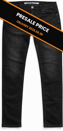 Motley Denim Soho 5-Pocket Jeans Black - Jeans & broeken - Jeans & Broeken Grote Maten Heren