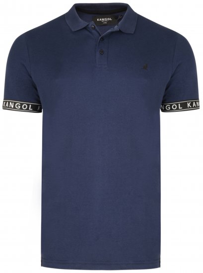 Kangol Steep Polo Navy - Polo shirts - Grote Maten Poloshirts Heren