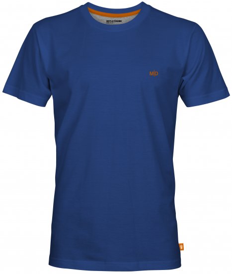 Motley Denim Stockholm T-shirt Royal Blue - T-shirts - Grote Maten T-shirts Heren