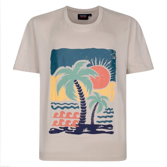Espionage T448 Bedrukte T-shirts 4-Pack Assorti - T-shirts - Grote Maten T-shirts Heren