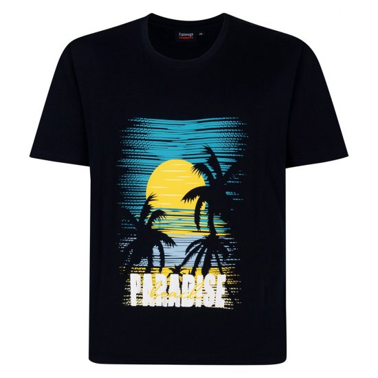 Espionage T448 Bedrukte T-shirts 4-Pack Assorti - T-shirts - Grote Maten T-shirts Heren