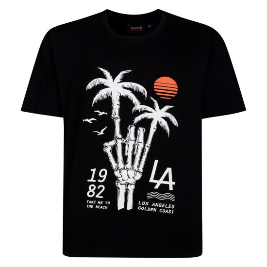 Espionage T448 Bedrukte T-shirts 4-Pack Assorti - T-shirts - Grote Maten T-shirts Heren
