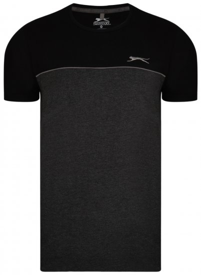 Slazenger Tarique T-shirt Black - T-shirts - Grote Maten T-shirts Heren