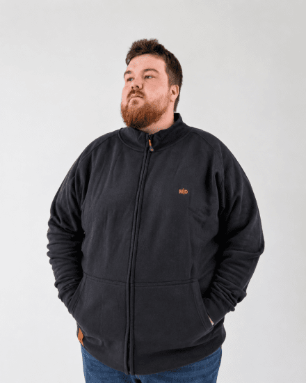 Motley Denim London Sweatshirt Black - Sweaters & hoodies - Sweaters & Hoodies Grote Maten Heren