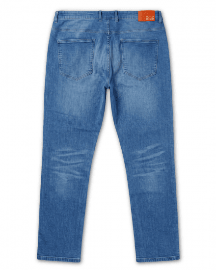 Motley Denim Soho 5-Pocket Jeans Blue Wash - Jeans & broeken - Jeans & Broeken Grote Maten Heren
