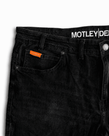 Motley Denim Soho 5-Pocket Jeans Black - Jeans & broeken - Jeans & Broeken Grote Maten Heren