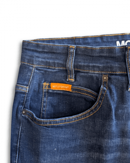 Motley Denim Soho 5-Pocket Jeans Mid Wash - Jeans & broeken - Jeans & Broeken Grote Maten Heren