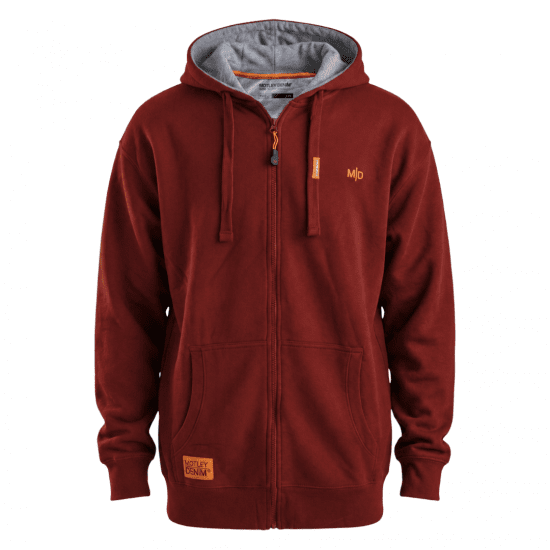 Motley Denim Copenhagen Hoodie Red - Sweaters & hoodies - Sweaters & Hoodies Grote Maten Heren