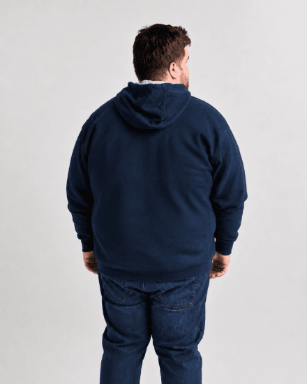 Motley Denim Copenhagen Hoodie Dark Indigo - Sweaters & hoodies - Sweaters & Hoodies Grote Maten Heren