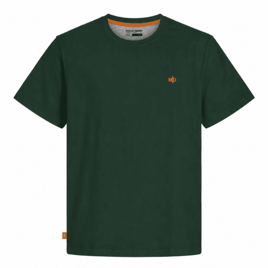 Motley Denim Stockholm T-shirt Racing Green - T-shirts - Grote Maten T-shirts Heren
