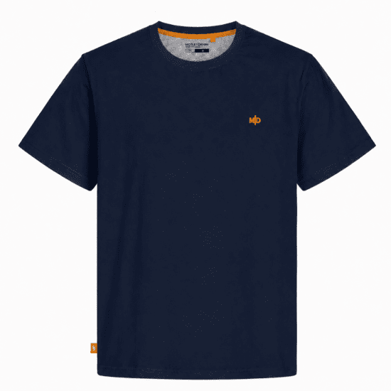 Motley Denim Stockholm T-shirt Dark Indigo - T-shirts - Grote Maten T-shirts Heren