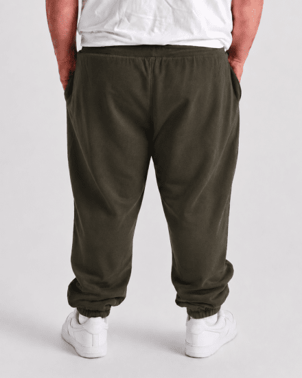 Motley Denim Berlin Sweatpants Dark Khaki - Joggingbroeken & shorts - Joggingbroeken & Shorts Heren Grote Maten