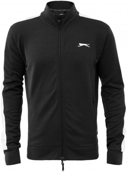 Slazenger Vince track Jacket Black - Sweaters & hoodies - Sweaters & Hoodies Grote Maten Heren