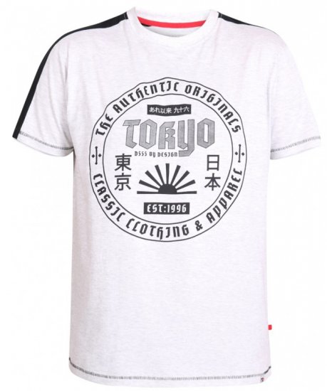 D555 Walton T-shirt White - T-shirts - Grote Maten T-shirts Heren