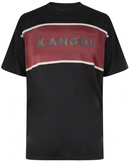 Kangol Whistler T-shirt Black - T-shirts - Grote Maten T-shirts Heren