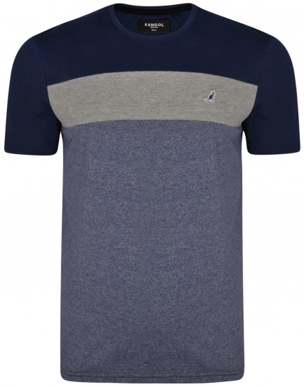 Kangol Zeek T-shirt Blue - T-shirts - Grote Maten T-shirts Heren