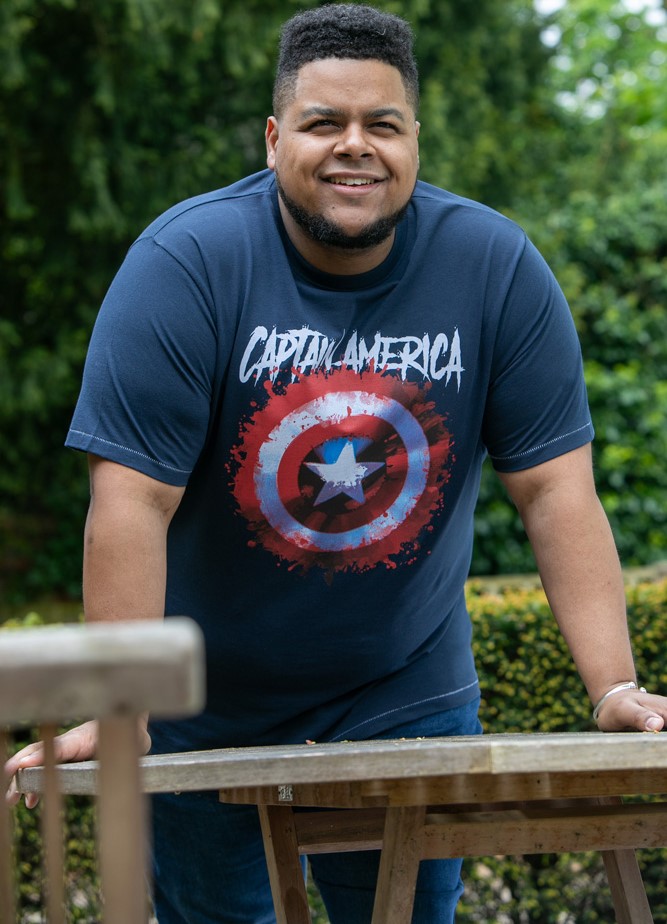 Captain America Marvel Japan Stances Heren T-shirt FBMTS729IND | sport